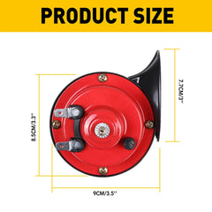 Car Horn Air Twin Snail Set Loud Dual Two Tone Fittings Truck Van Boat Siren EOA 6B93BC-57