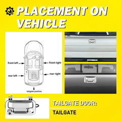 8L3Z-9943400-AC Rear View Backup Camera Tailgate Handle For 2004-14 Ford F150 EA 6B93BC-57