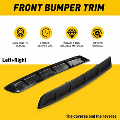 2X Bumper Rear LHRH Grille Lower Molding Trim For 2020-2022 Toyota Camry TRD 6B93BC-57