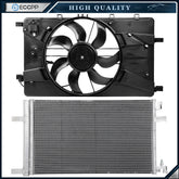 Electric AC Condenser Cooling Fan Kit For 2011 2012 2013-2015 Chevrolet Cruze 6B93BC-57