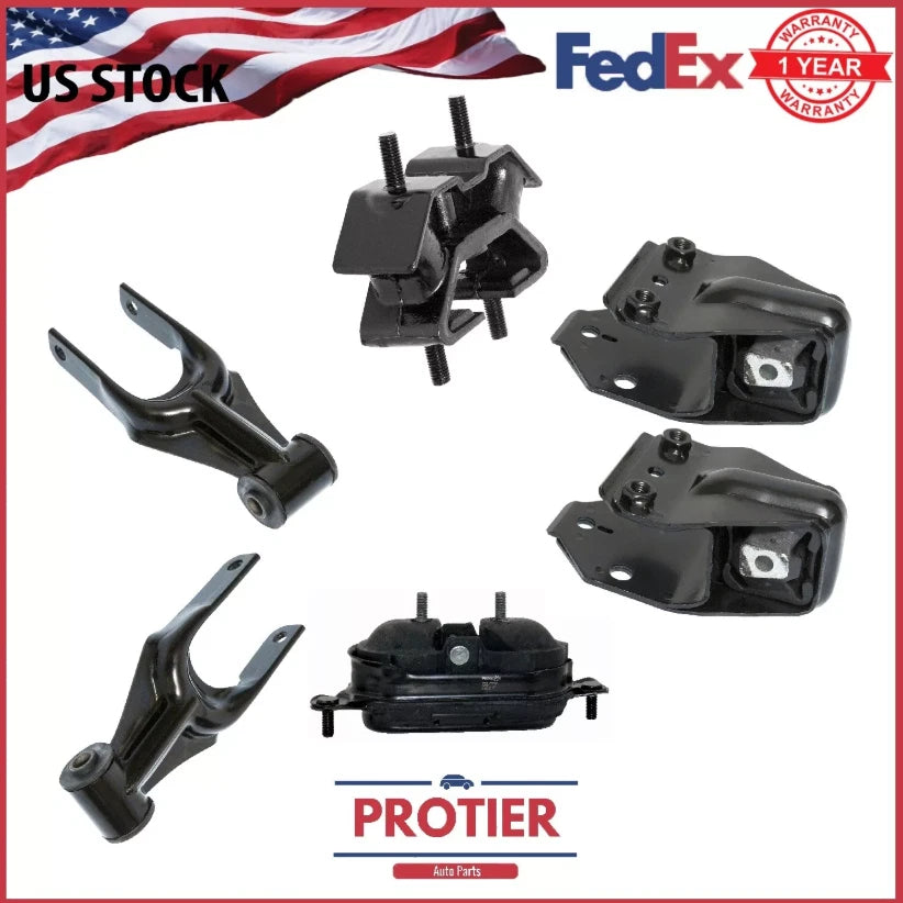Motor & Trans Mount 6PCS Set for 2006-2011 Chevrolet Impala / Monte Carlo 3.5L 6B93BC-57