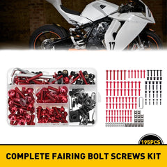 Complete Red Fairing Bolt Kit Body Screw for SUZUKI 2006 2007 GSXR 600 750 6B93BC-57