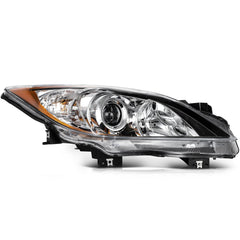 ECCPP Headlights Assembly For Mazda 3 Sport 2.0L 2.5L 2010-2013 Pair Black Amber 6B93BC-57