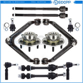 12x Front Control Arm Ball Joint Wheel Bearning Hub For 2002-2005 Dodge Ram 1500