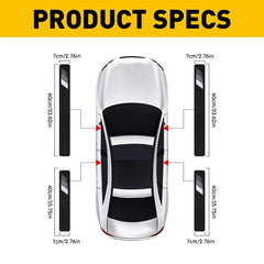For Door Toyota Sill Carbon Fiber Sticker Door Entry Guard Scuff Plate Stickers 6B93BC-57