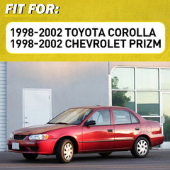 4PC Interior Door Handle For 1998-2002 Toyota Corolla/Chevrolet Prizm Black EOA 6B93BC-57