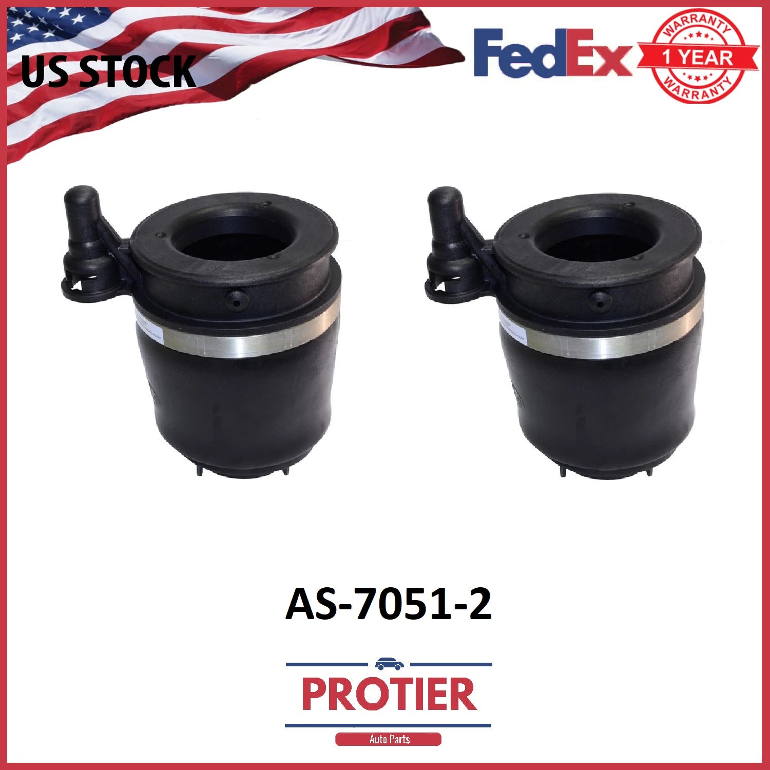Pair Ford Expedition & Lincoln Navigator 2003-2006 Front L&R Air Springs Spring 6B93BC-57