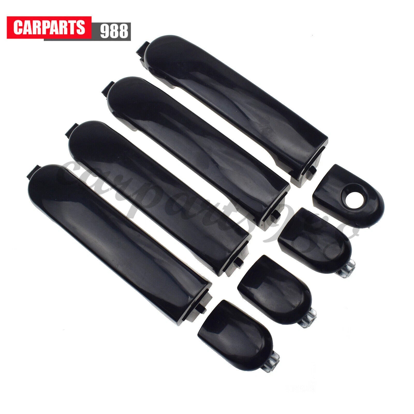 Outer Door Handle Front Rear LH RH for 07-12 Nissan Versa 82641EL12A 82640EL12A 6B93BC-57