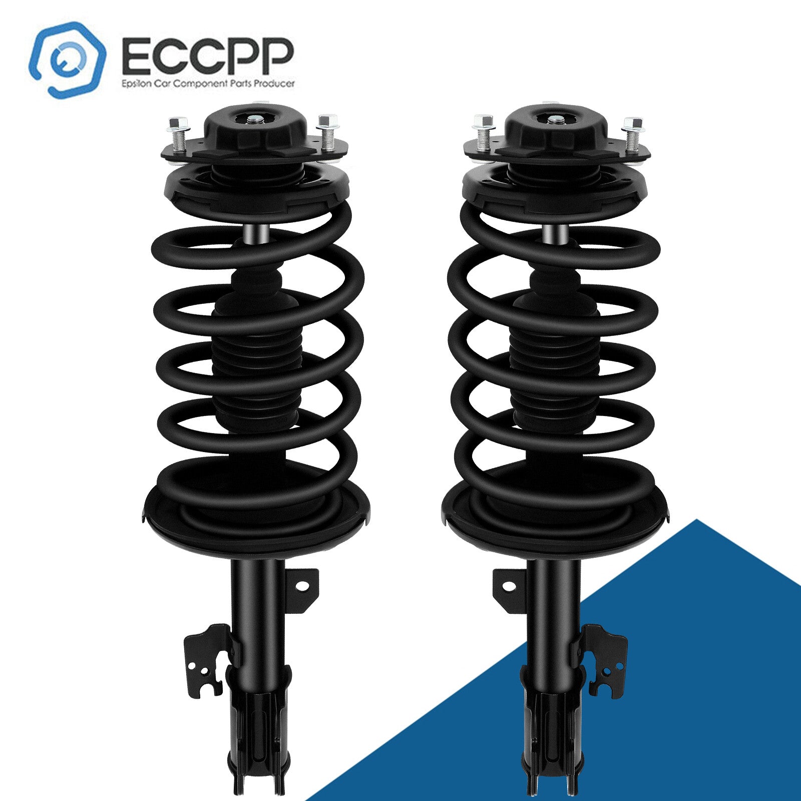 Front (2) Quick Complete Shocks/Struts Spring Assembly For 2005-10 Toyota Sienna 6B93BC-57