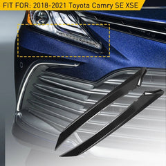Front Grille Bumper Trim Molding Set Fit For 2018 2019 2020 Toyota Camry SE/XSE 6B93BC-57