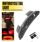 LED Fender Brake Tail Light Turn Signal For Harley Sportster 883 1200 Iron Dyna 6B93BC-57