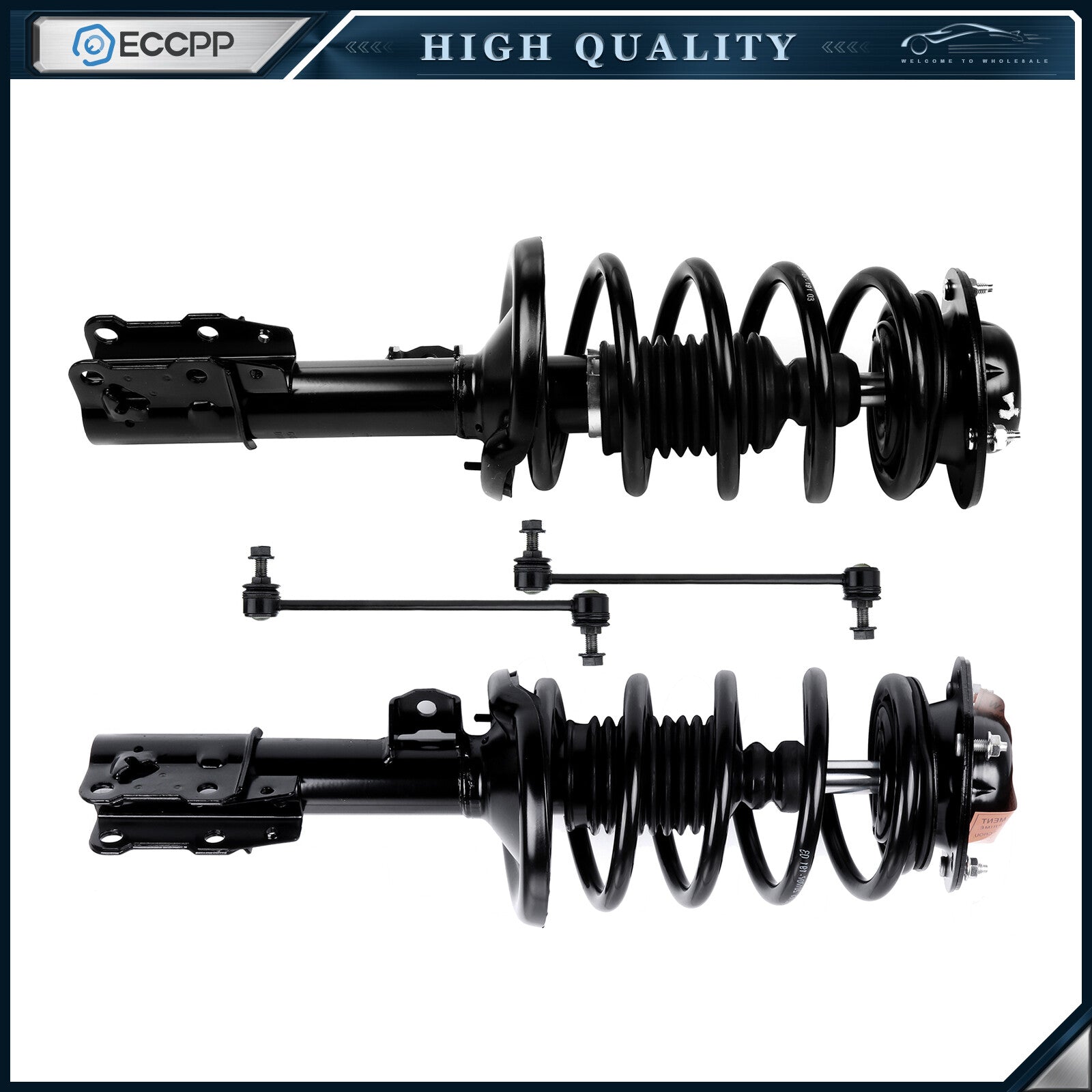 Fits Chevy Malibu Pontiac G6 Saturn Front Strut Coil Spring Sway Bar Link Kit 6B93BC-57