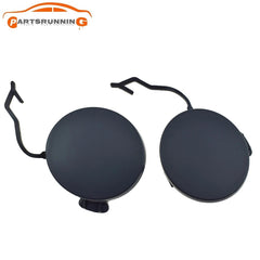 2PCS Front Bumper Tow Hook Eye Cap Cover 7P5807155 For Porsche Cayenne 2011-2014