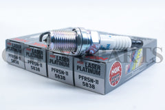 Set of 4 Laser Platinum Fine Wire Spark Plugs For Hyundai Kia L4 NGK JP