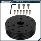 1" Black Hub For Grant APC 6 Steering Wheel Hub to Grant 3 hole Adapter 6B93BC-57