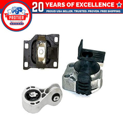 Engine Motor & Trans Mount Set 3pcs for Ford Focus 2.0L AT & MT 08-11 6B93BC-57