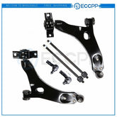 Fit For 2000-2004 Ford Focus Front Lower Control Arm Inner Outer Tie Rod End Kit 6B93BC-57
