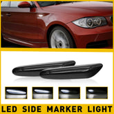 White LED Sequential Side Marker Lights For BMW E60 E61 E82 E88 E90 E91 E92 E93 6B93BC-57
