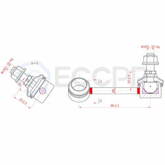 For 2000-2003 Nissan Maxima 8pcs Front Lower Ball Joint Tie Rod Sway Bars Kit 6B93BC-57