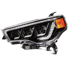 Pair Kit LED Headlights Assembly For 2014-2021 Toyota 4Runner 4.0L Black Amber 6B93BC-57