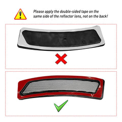 Front Bumper Reflector for 2012-2015 BMW F30 F31 3-Series M-Sport Left Right EA 6B93BC-57