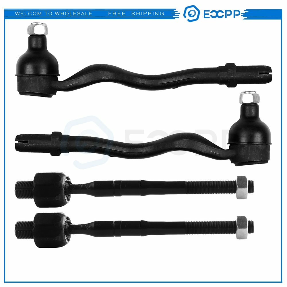 4Pcs Front Tie Rod End For 99-08 BMW 320i 323Ci 325i 328Ci 328i 330Ci 330i EV441 6B93BC-57