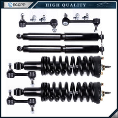 Front Struts Rear Shocks Sway Bars for 2004-2012 Chevy Colorado GMC Canyon RWD 6B93BC-57