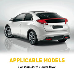 6x Carbon Car Style Fiber Door Pillar Trim Posts Cover For Honda Civic 06-11 EOA 6B93BC-57