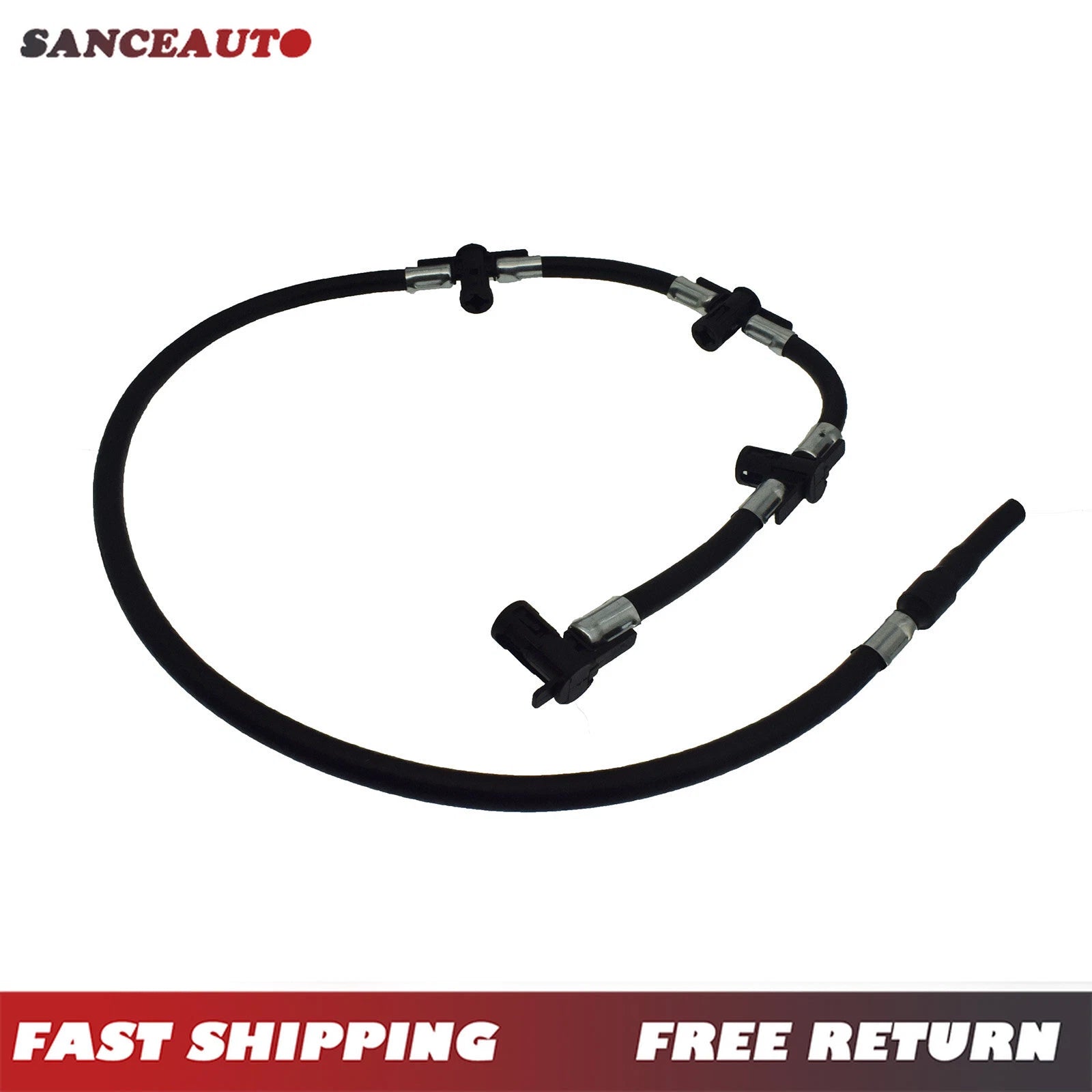 Injector Fuel Line Overflow Hose for Mercedes Sprinter 4 Cyl Diesel OM611 OM646 6B93BC-57
