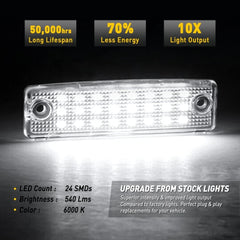 For 96-22 Toyota 4Runner 01-22 Sequoia Bright LED License Plate Tag Light EOA 6B93BC-57