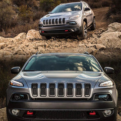Fits 2014-2018 Jeep Cherokee Front Grille Trim Black Insert Hood Honeycomb Mesh 6B93BC-57
