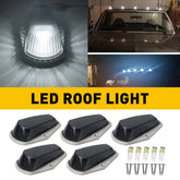 For FORD F150 F250 1980-1997 F350 White Roof Top Lights Cab marker Lights 5Pcs 6B93BC-57