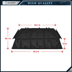 ECCPP Rear Trunk Cargo Cover Security Shade Shield For 2026 Honda Passport 3.5L 6B93BC-57