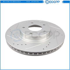 Brake Discs Rotors and Ceramic Pads For Nissan Altima 2002-2006 Front Drill Slot KOEEP