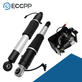 3PCS Rear Air Suspension shock + Compressor For Cadillac Escalade Yukon 15-2019 6B93BC-57