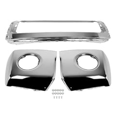 Front Bumper For Toyota Tundra 2007-2013 Chrome Steel W/o Sensor Holes Split KOEEP