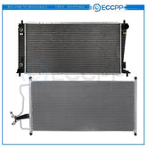 Aluminum Radiator & Condenser Cooling Kit For 06-08 Ford F-150 Lincoln Mark LT 6B93BC-57