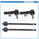 ECCPP Steering 4pc Front Inner Outer Tie Rod End Kit For 2004-2009 Cadillac XLR KOEEP