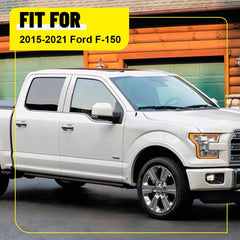 4pcs Chrome Window Center Pillar Posts Strip Door Trim for Ford F150 2015-2021 A 6B93BC-57