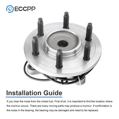1Pc Wheel Hub Bearing Front RWD For Ford Expedition Lincoln Navigator 2003-2006 KOEEP