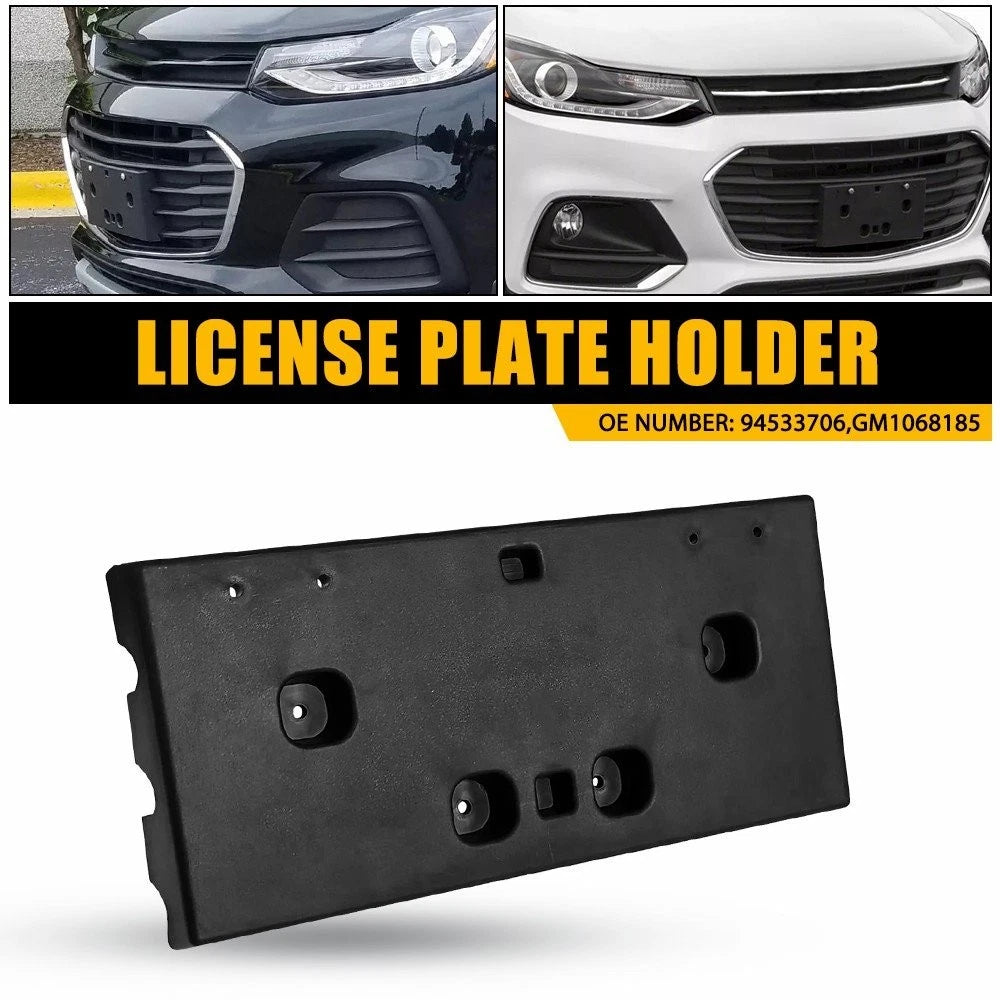 For 2017-2022 Chevrolet Trax Front License Plate Holder Frame Mounting Bracket A 6B93BC-57