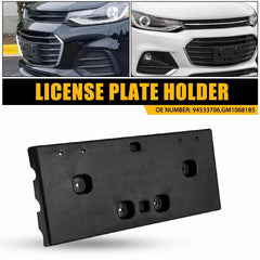 For 2017-2022 Chevrolet Trax Front License Plate Holder Frame Mounting Bracket A 6B93BC-57