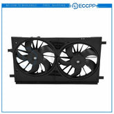 Radiator Condenser Cooling Fan Assembly For 2007 2008 2009 2010 Chrysler Sebring 6B93BC-57