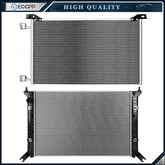 Aluminum Radiator & Condenser Cooling Kit For 2011 2013-2014 GMC Sierra 3500 HD 6B93BC-57