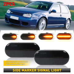 For 1999-2003 Volkswagen USA Sequential Beetle LED Side Marker Light Signal 2pcs 6B93BC-57