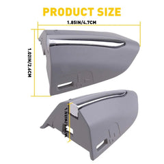 For 13-20 Ford Fusion Front LH FRONT Door Handle Lock Bezel CHROME Cover Cap EOA 6B93BC-57