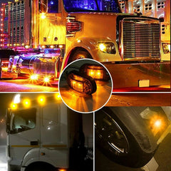 10x 2.5" Amber LED Trailer Clearance Side Marker Light for Commerical Truck EOA 6B93BC-57