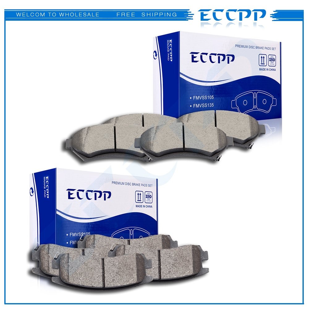 Front Rear Ceramic Brake Pads Fits Chevy Impala Buick Century Olds Pontiac 6B93BC-57