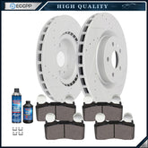 Front Drill Slot Brake Rotors & Ceramic Pads For Chevy Camaro 2010 - 15 SS 6.2L 6B93BC-57