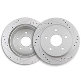 Rear Brake Rotors Pair 2 for GMC Jimmy Sonoma Chevy Blazer S10 Olds Bravada 4.3L KOEEP